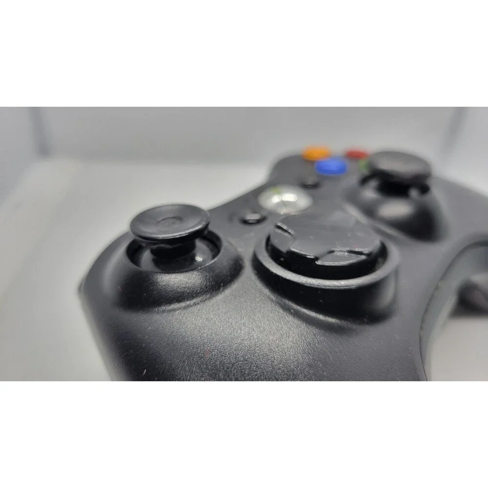 OEM Microsoft Xbox 360 Wireless Controller Black 1403 w/Rechargeable battery
